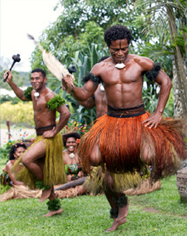 Bula! Enjoy a traditional Fijian dance show